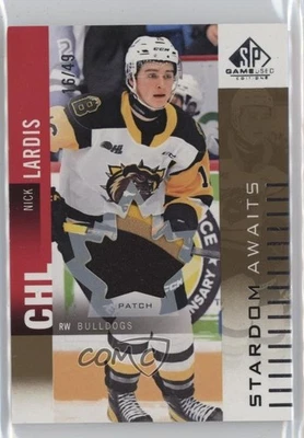 2023-24 Upper Deck SP Game Used CHL Edition Stardom Awaits /49 Nick Lardis Patch - Image 1 of 2