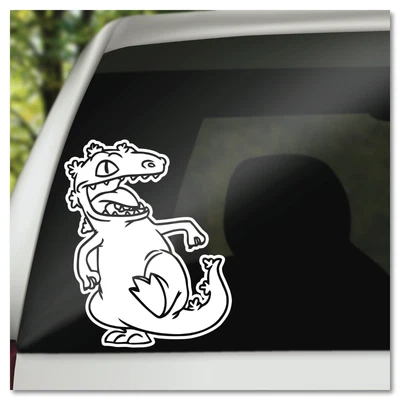 MULTIPLE BRANDS USED 6" Reptar Rugrats Cartoon Vinyl Decal Sticker