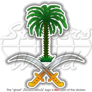 SAUDI ARABIA Coat of Arms, Arabic ARABIAN Sticker-Decal