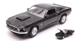 Welly FORD MUSTANG BOSS 429 1969 BLACK 1:24-27 - Foto 1 di 1