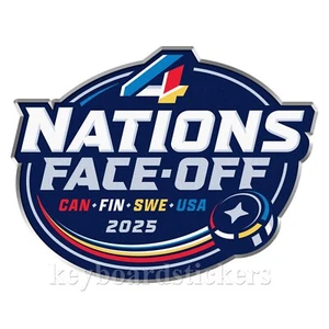 2025 4 Nations Face-Off Canada , Finland , Sweden , USA Hockey Pin Feb 12-20 - Picture 1 of 1