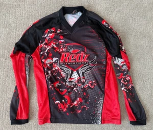 Redz VINTAGE Paintball Jersey Balck Red Medium (M) JT DYE Planet Eclipse HK Army - Picture 1 of 3