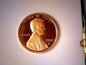 1990 S PROOF LINCOLN MEMORIAL CENT PENNY  **Free Shipping** - Picture 1 of 2