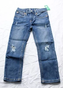 Gap Unisex Toddler Distressed Skinny Denim Jeans EJ3 Blue Size 4 YRS NWT - Picture 1 of 4