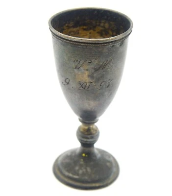 URSS SOVIÉTICA RUSIA 875 PLATA VODKA TAZA AÑO 1953 Foto 1 de 4