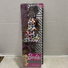 Barbie FASHIONISTAS BARBIE Doll FXL46 #106 FLORAL PRINT HALTER AA Mattel
