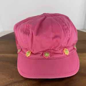 Cappello berretto baseball ragazza giovane rosa fiori basic aderente Gymboree taglia 3-4 - Foto 1 di 7