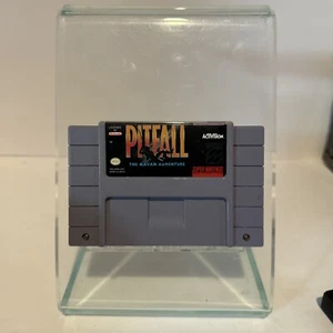Nintendo Game SNES PITFALL The Mayan Adventure Super Authentic Cartridge VINTAGE - Picture 1 of 7
