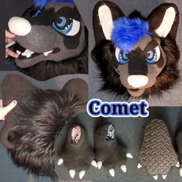 FURSUIT Premade Partial Protogen Head Paws Tail 