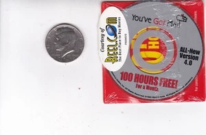 AOL 4.0 America Online "You've Got Mail" Mini-Rom Rare Tom Hanks - Picture 1 of 2