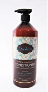 Acondicionador de tratamiento mineral Saphira 34 oz para cabello coloreado y tratado químicamente - Imagen 1 de 4