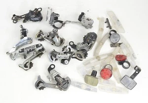 JUNK DRAWER LOT D - BICYCLE PARTS - Derailleurs & Reflectors - For Parts - Picture 1 of 1