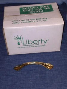 25 Ornamental Pull #P40008 ASBPB 4" Gold Cabinet Door Pulls Handles Liberty - Picture 1 of 6