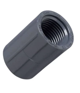 Orbit 38413 1/2 in. Acoplamiento de PVC roscado plástico gris hembra FNPT - Imagen 1 de 3