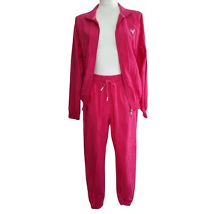 Womens Summer 2Ps Pink Costume Trousers Long sleeve Set Ladies Pants Size 10-12 - Picture 1 of 13