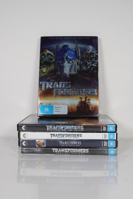 coleção completa bluray filme transformers (5 filmes) usados em ótimo estado