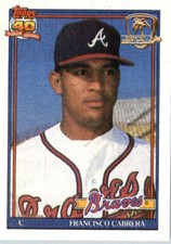 1991 Topps Desert Shield #693 Francisco Cabrera 