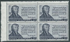 1956 ITALIA AVOGADRO QUARTINA MNH ** - AA1 - Bild 1 von 1