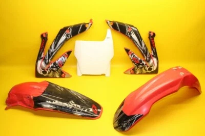 2005 Honda Crf450r Plastics Body Kit Fenders Guards Radiator Shrouds  Foto 1 de 4