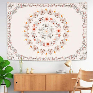 Floral Psychedelic Tapestry Boho Indian Wall Tapestry Hippy Yoga Meditation UK