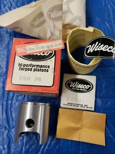 VINTAGE WISECO PISTON 360P6 KAWASAKI KX125cc 1974 - 1977 - Picture 1 of 5