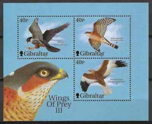 Gibraltar 2001 Yvert SS 46/47 Airplanes & Birds MNH VF - Picture 1 of 2
