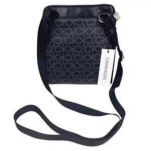 Calvin Klein Handbag Black Logo Crossbody Small Brand New With Tags - Picture 1 of 11