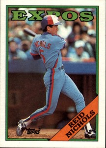 1988 Topps #748 Reid Nichols - NrMt+