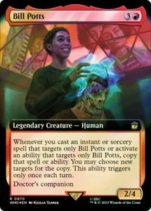 MTG FOIL Bill Potts Extended Art Surge Foil - Doctor Who Commander #970 - Picture 1 of 1
