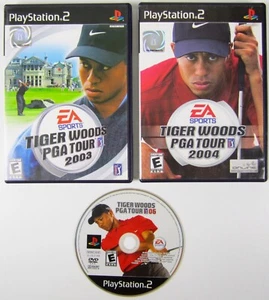 LOTE DE 3 JUEGOS Tiger Woods PGA Tour (2003, 2004, 06)- PS2- ¡Paquete de Golf PROBADO! - Imagen 1 de 8