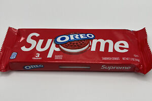Supreme x Oreo Cookies Red SS20- 1 Pack of 3 Cookies 100% Authentic Expired
