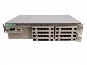HP J2602B ADVANCESTACK ETHERNET 48 PORT HUB + J2606A FIBER OPTIC - Picture 1 of 1