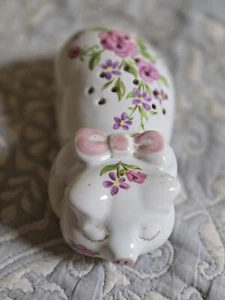 Vintage 1978 Avon ceramica Potpourri maiale Ceramart Pomander decorato a mano bellissimo - Foto 1 di 7