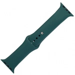 Bracelet Montre Compatible Avec Apple 1 2 3 (42 MM) / 4 5 (44 MM) Vert Foncé - Photo 1 sur 1