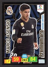 ASENCIO PREMIUM FRAME REAL GOLD MADRID 2018-19 CHROME ADRENALYN XL PANINI 18/19
