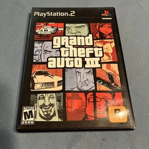 Grand Theft Auto III GTA 3 PS2 CIB (Sony PlayStation 2) Complete w/ Map & Manual - Picture 1 of 4