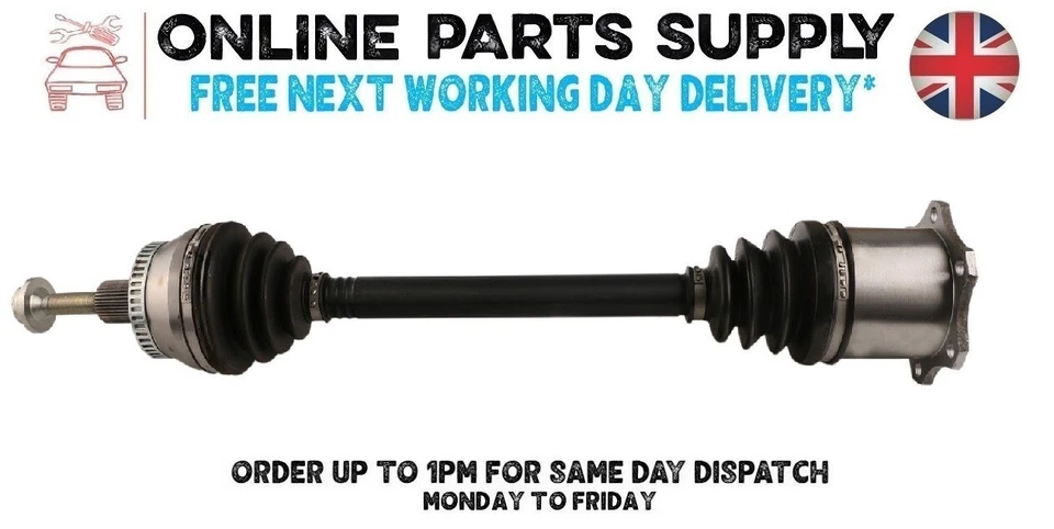 Par de ejes de transmisión izquierdo y derecho para AUDI A4 2.5 TDI QUATTRO B6 (2000 a 2004) Foto 1 de 4