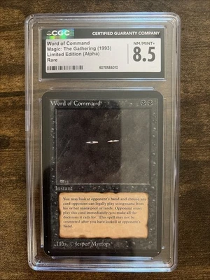 Magic: The Gathering Word of Command - Alpha Edition CGC 8.5  - Image 1 of 2