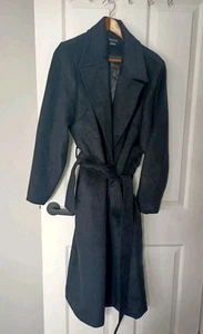 CITY CHIC Black Wool Blend Coat Size XL/22 Plus Size - Picture 1 of 7
