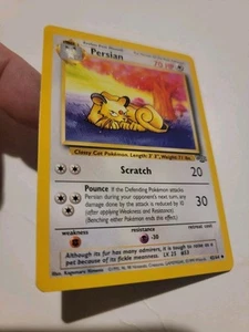 PERSIAN  42/64 Jungle WOTC Pokemon Card 1st Edition 1999 Vintage Euc  - Picture 1 of 2