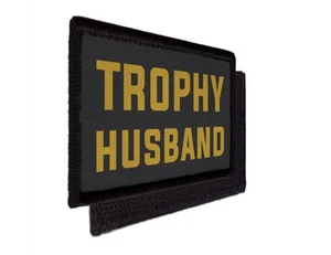 Trophy Husband Dad Father Patch Morale Hook [sub] - Picture 1 of 2