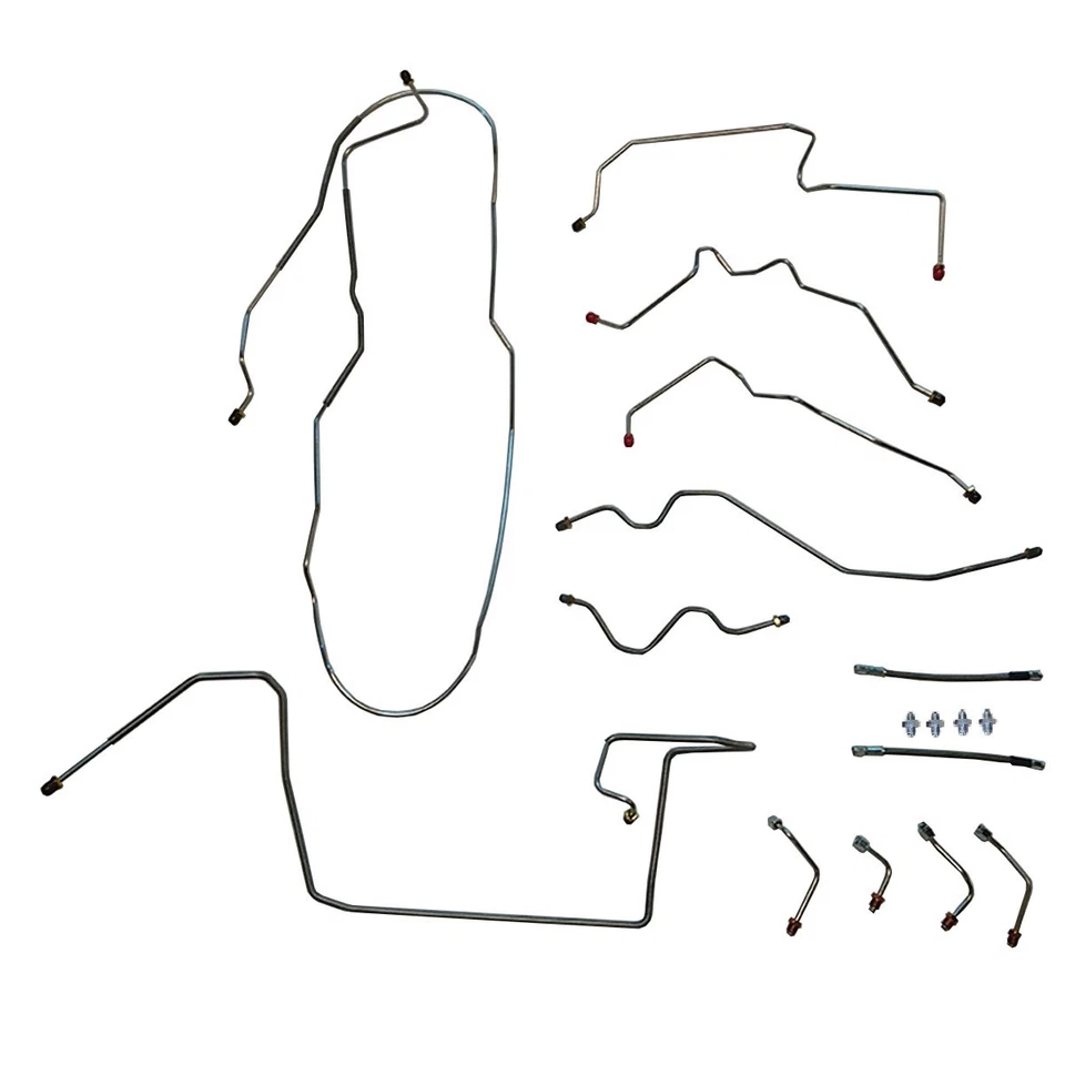 Kit de línea de freno completo 4x4 finales de 2000-05 Chevrolet Blazer GMC Jimmy acero inoxidable Foto 1 de 4