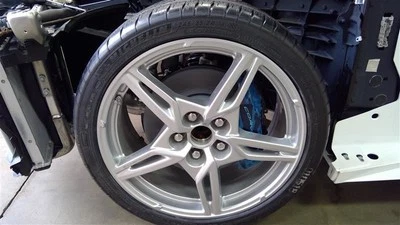 Wheel Set 19x8.5 20x11 Gloss Silver Q8P 5x120 Fits 20-23 CORVETTE 2418197 - Image 1 of 4