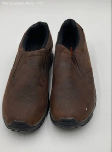 Merrell Damen braun Leder runde Spitze Slipper Sneaker Schuhe Größe US 11 - Bild 1 von 8