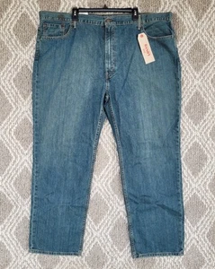 Levi's 559 Jeans Mens 48x32 Dark Blue Denim Relaxed Fit Straight Cotton NWT - Picture 1 of 20