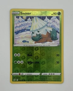 Tarjeta Pokémon común holográfica reversa Snover 12/192 Rebel Clash TCG CASI NUEVA - Imagen 1 de 2