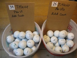 59 Titleist Pro V1 (34) and Pro V1x (25) - AAA Condition = Great Buy - Picture 1 of 3