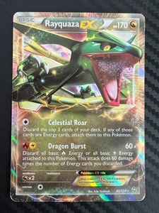 Pokémon TCG Rayquaza EX 85/124 Ultra Rare LP/MP - Picture 1 of 2