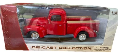 Motor Max 1940 Ford пикап литой красный масштаб 1:24 новый в коробке - Изображение 1 из 4