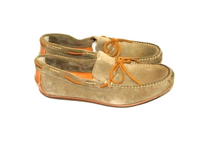 Mocasín de conducción Frye 9.5 gris Harris Tie sin usar, en caja, gamuza para conducir zapatos informales Foto 1 de 4